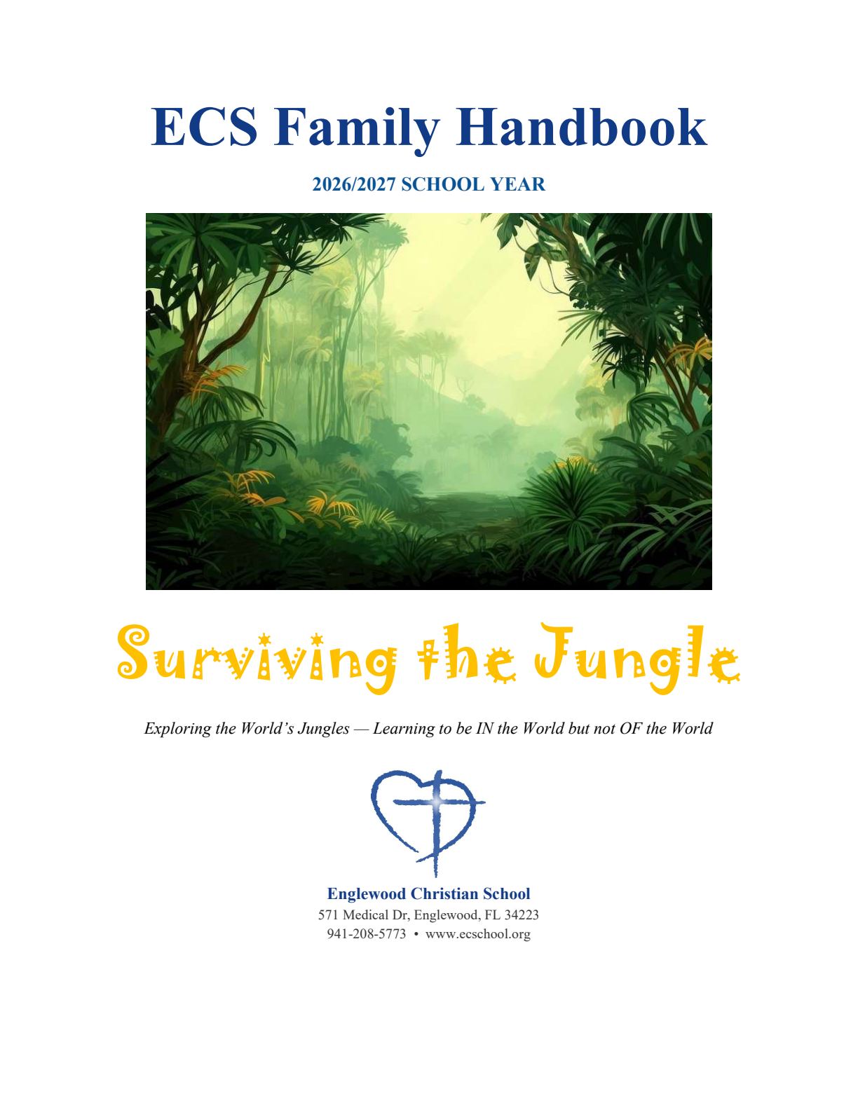 Family Handbook 2026-27, page 1 of 31