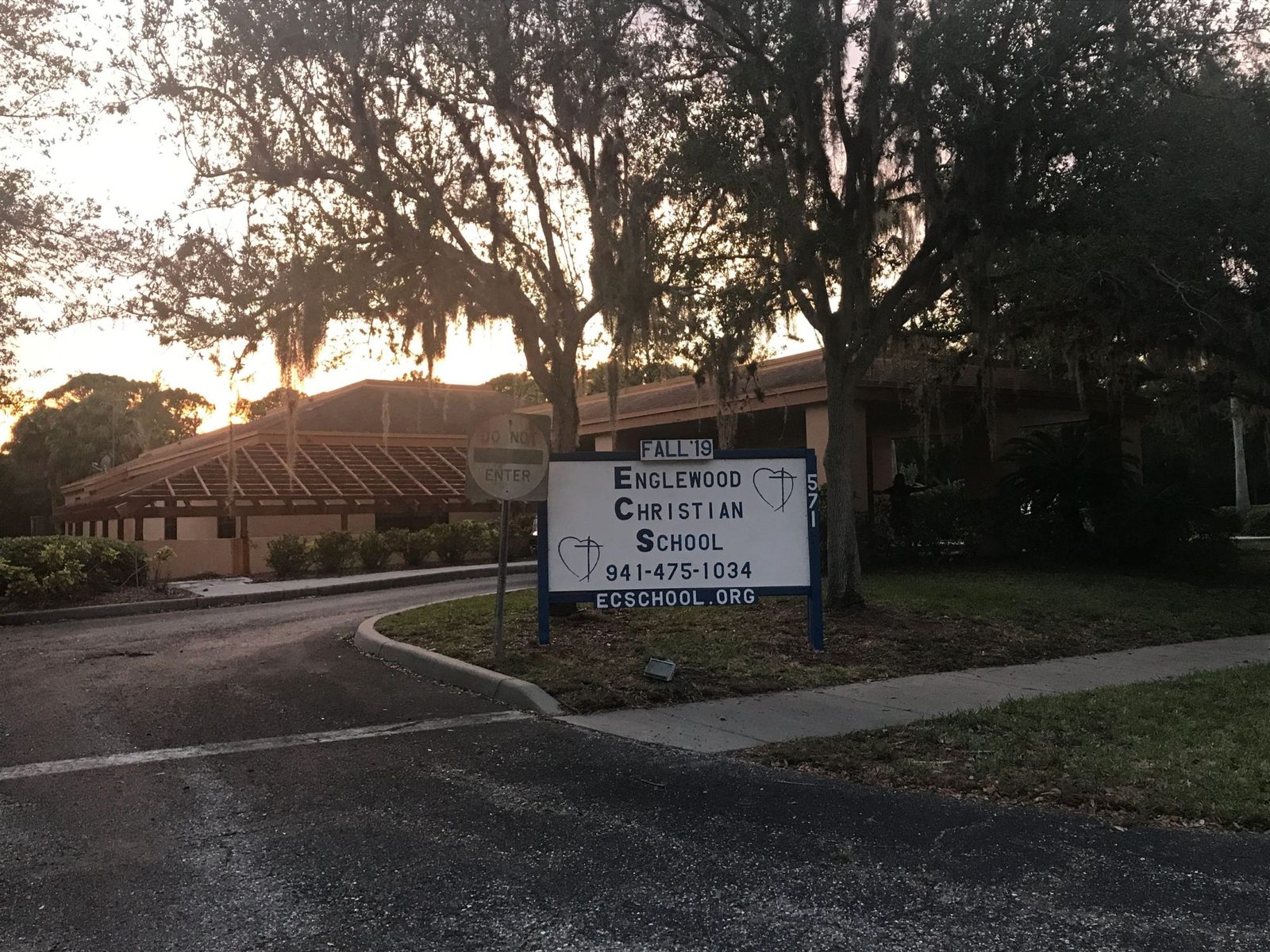 The new Englewood Christian School building under construction